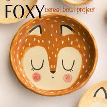 Load image into Gallery viewer, Foxy Cereal Bowl Project Kit
