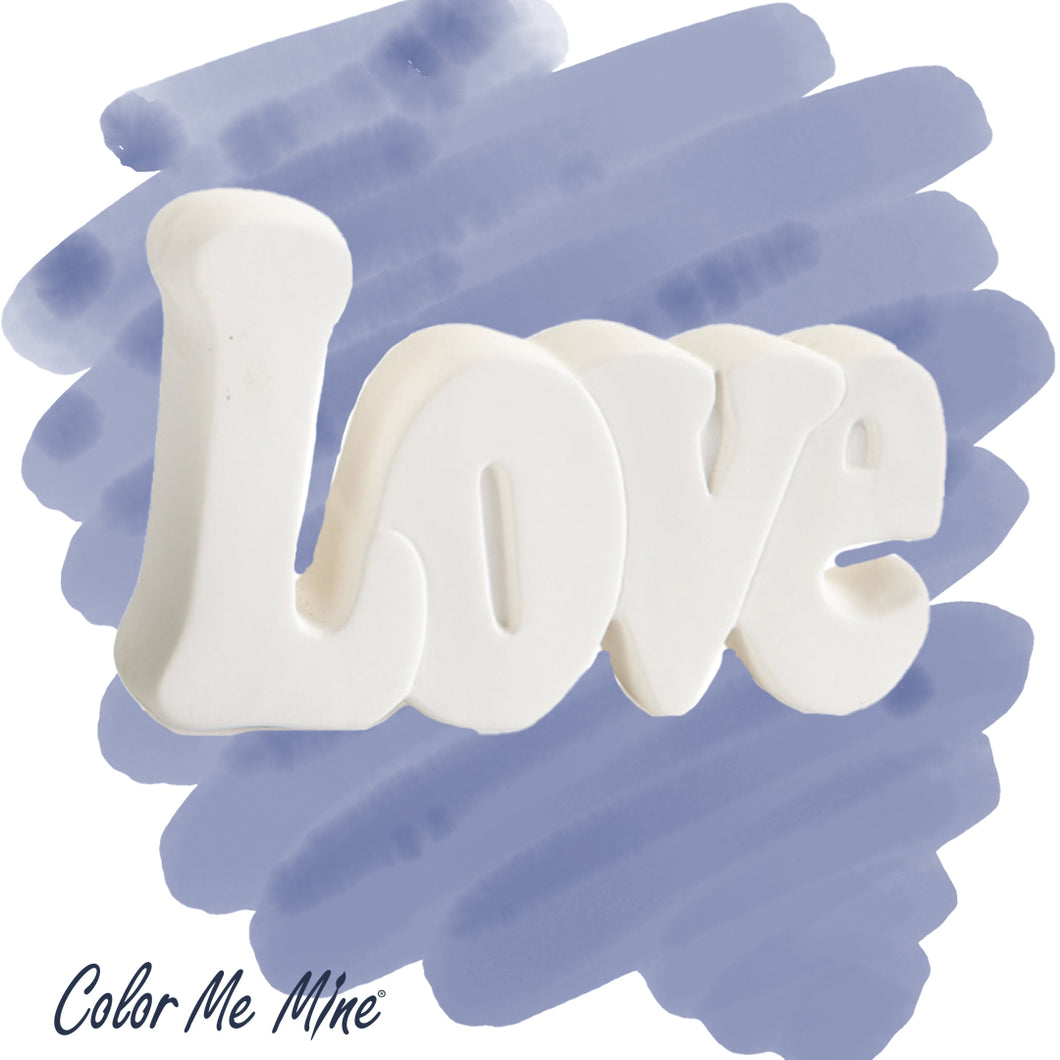 Love Word Plaque